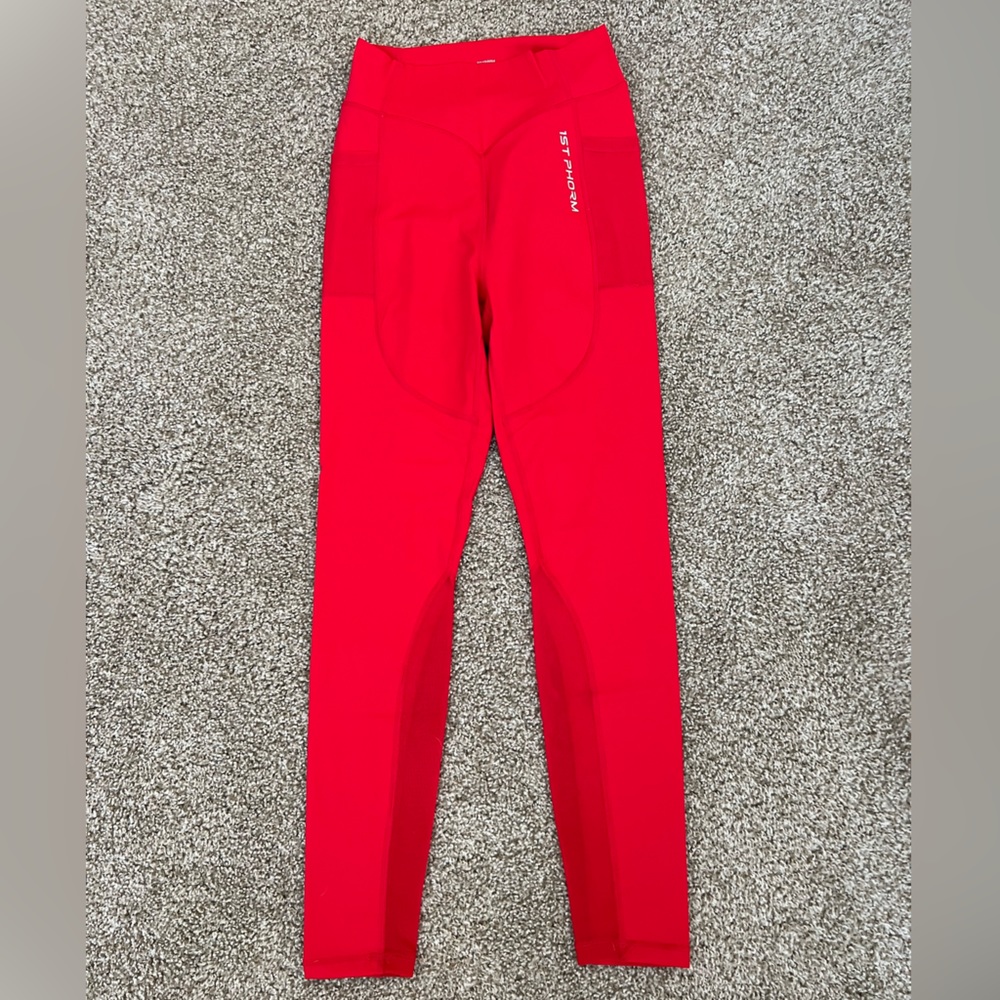 1st Phorm red leggings size medium